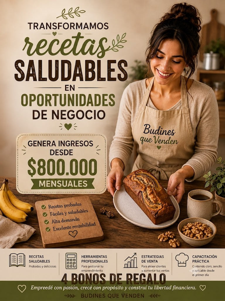 emprendeconbudinesquevenden+4bonos de regalo: y facturá desde $800.000 mensuales